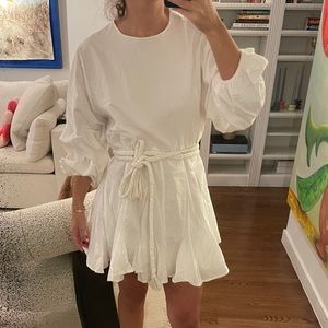 RHODE Ella white dress, size M